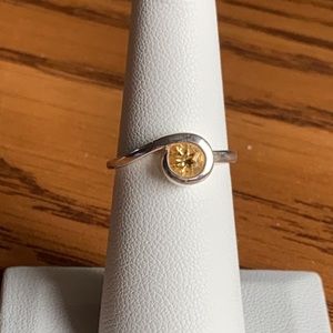 Silpada Citrine Sterling Silver Ring